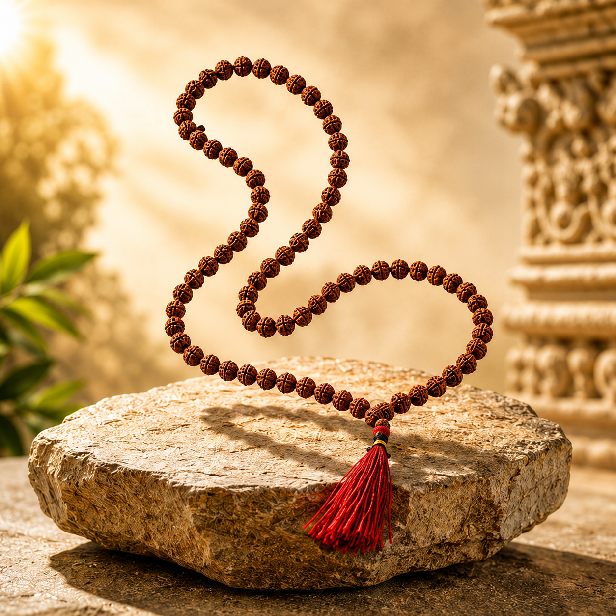 108 Beads 5 Mukhi Rudraksha Mala
