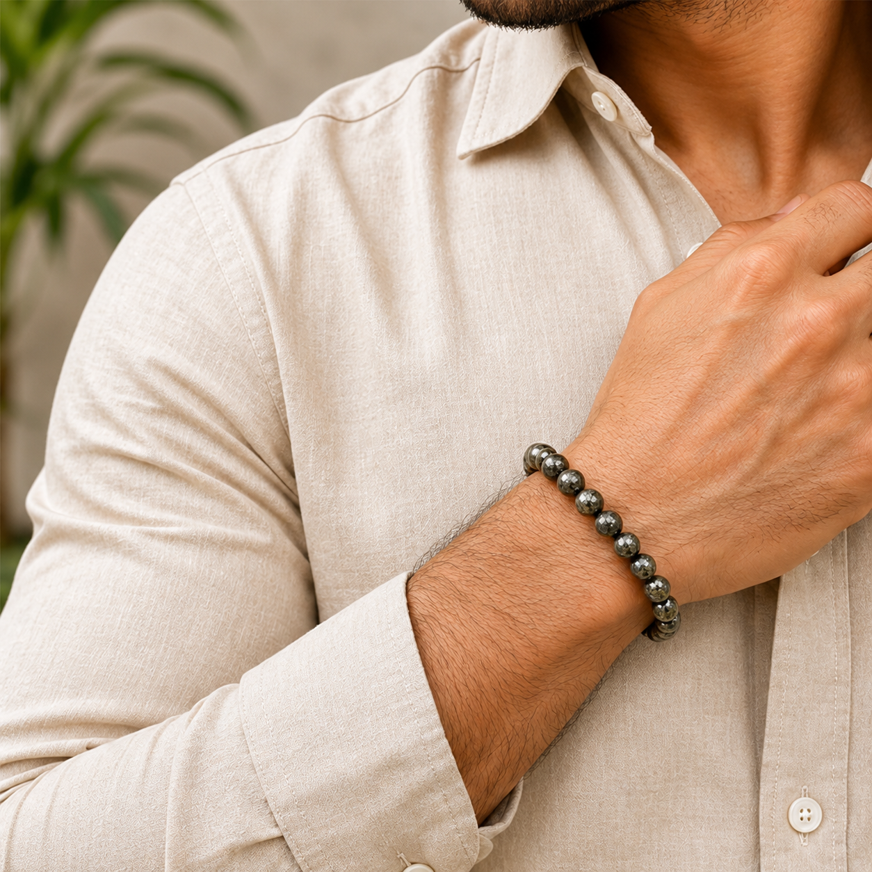Raw Pyrite Bracelet